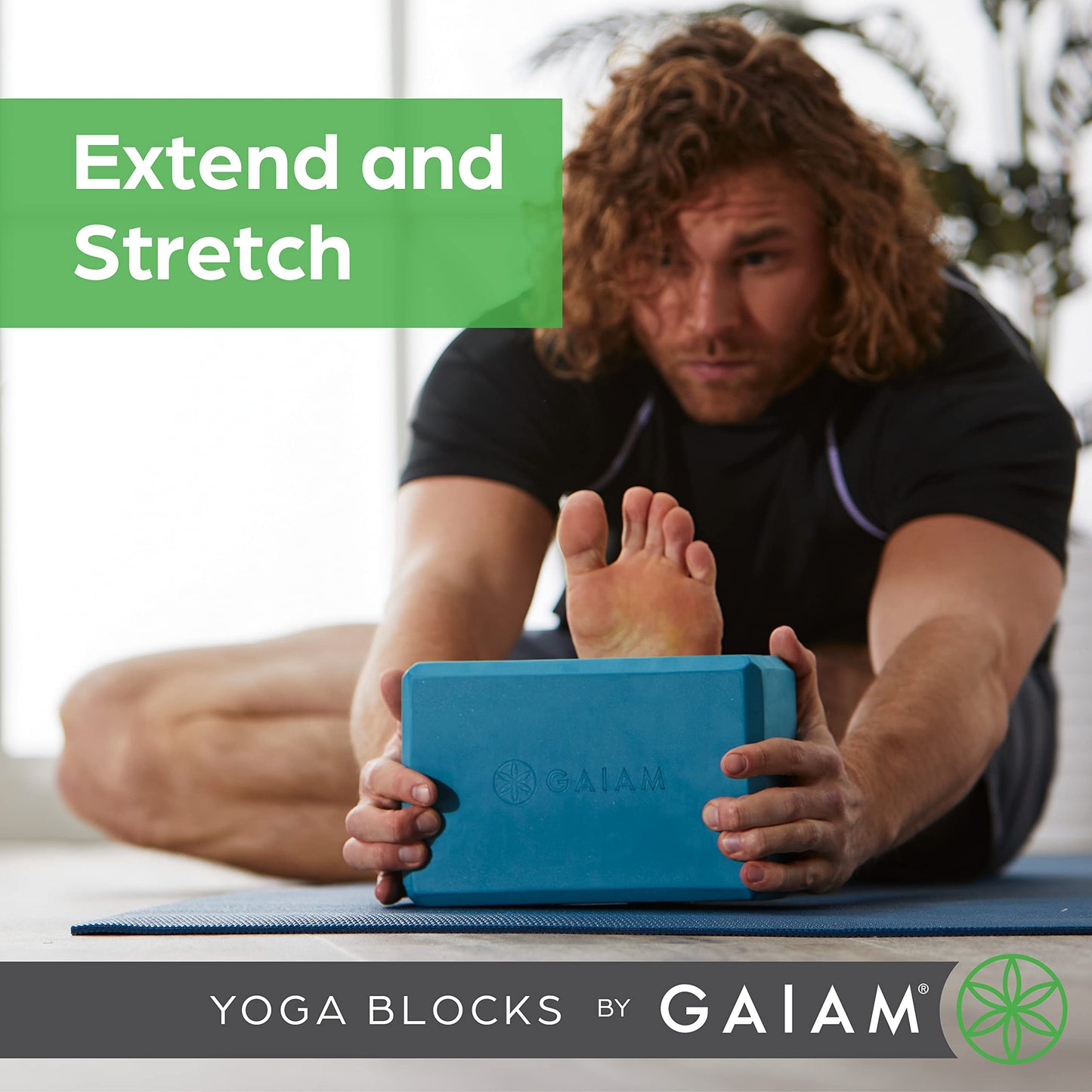 Gaiam Yoga Block – Foam Support for Yoga & Pilates
