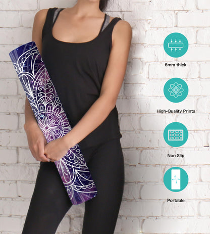 Non-Slip TPE Yoga & Exercise Mat with Strap
