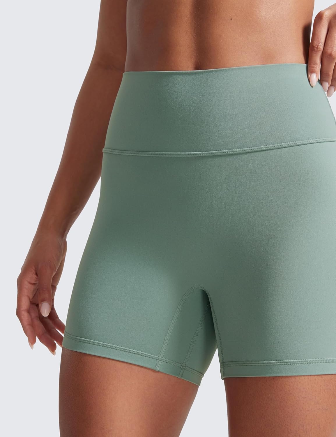 CRZ YOGA Women’s Scrunch Butt Biker Shorts