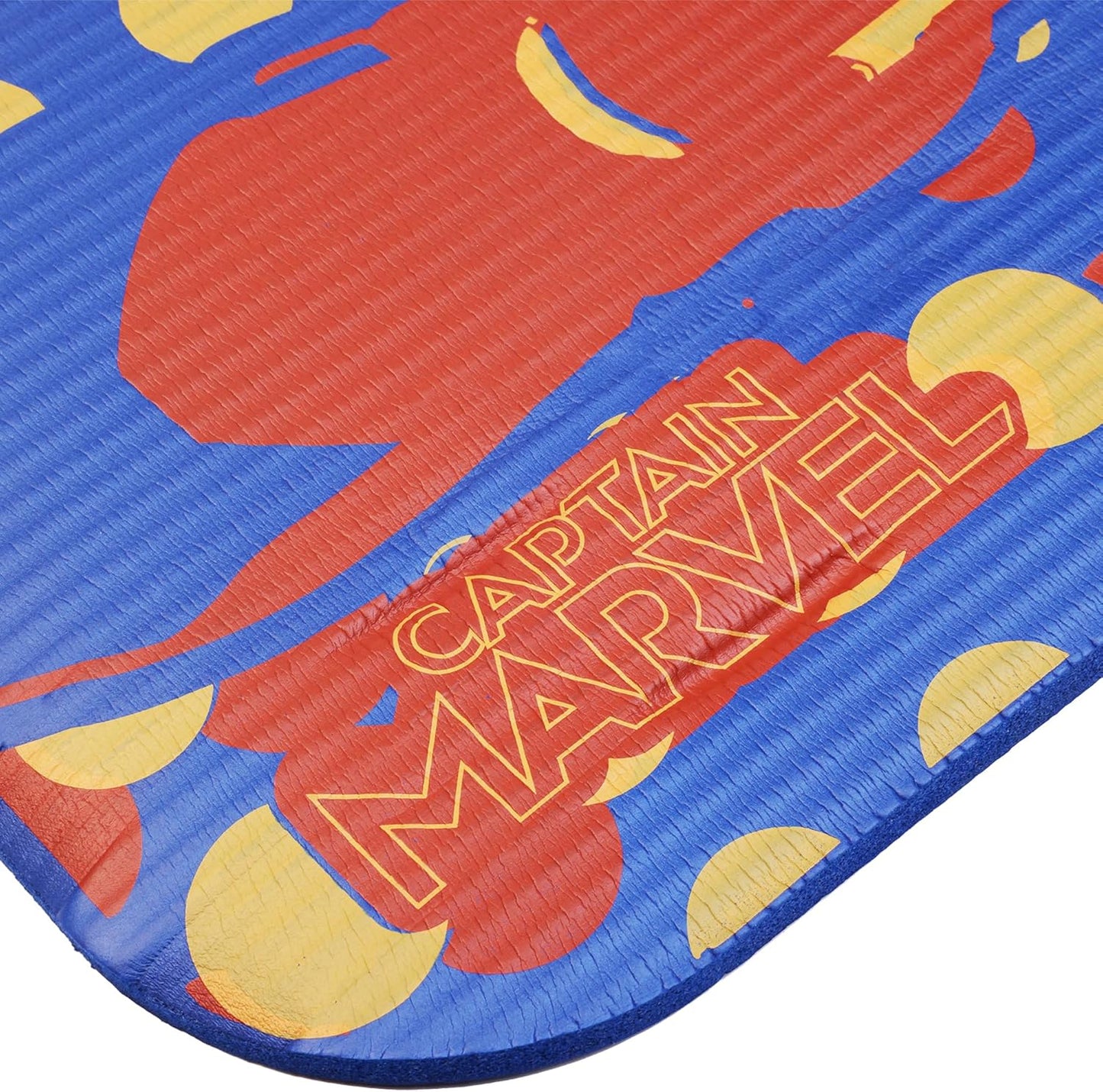 Marvel Captain Marvel 10mm Non-Slip Exercise Mat