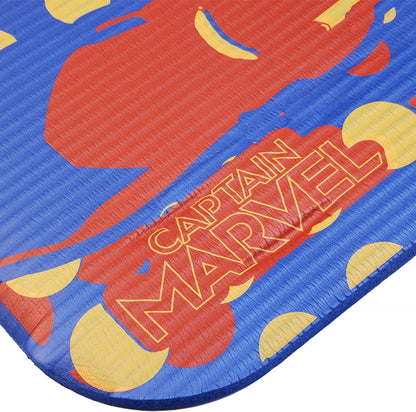 Marvel Captain Marvel 10mm Non-Slip Exercise Mat
