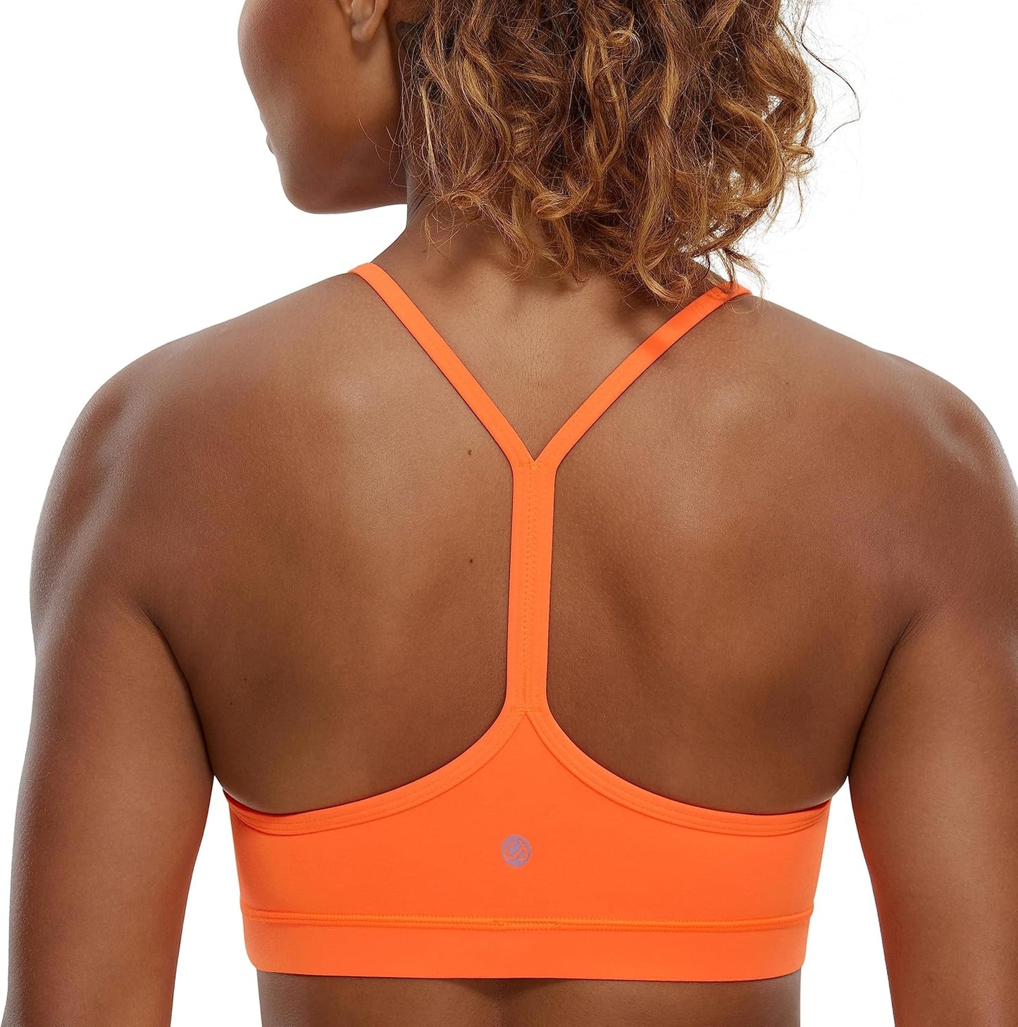 CRZ YOGA Women’s Y-Back Padded Sports Bra