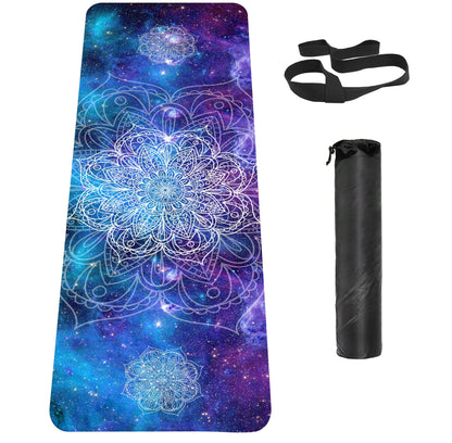 Non-Slip TPE Yoga & Exercise Mat with Strap