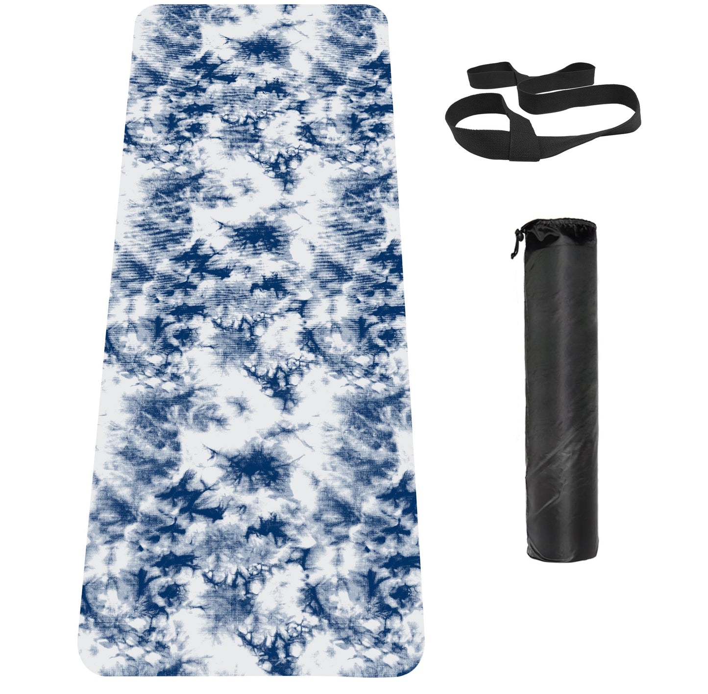 Non-Slip TPE Yoga & Exercise Mat with Strap