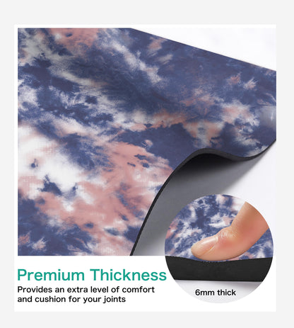 Non-Slip TPE Yoga & Exercise Mat with Strap