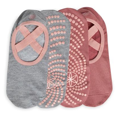 Gaiam Grippy Studio Yoga Socks for Better Grip