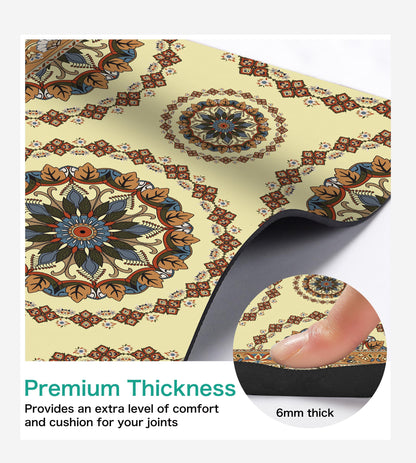 Non-Slip TPE Yoga & Exercise Mat with Strap
