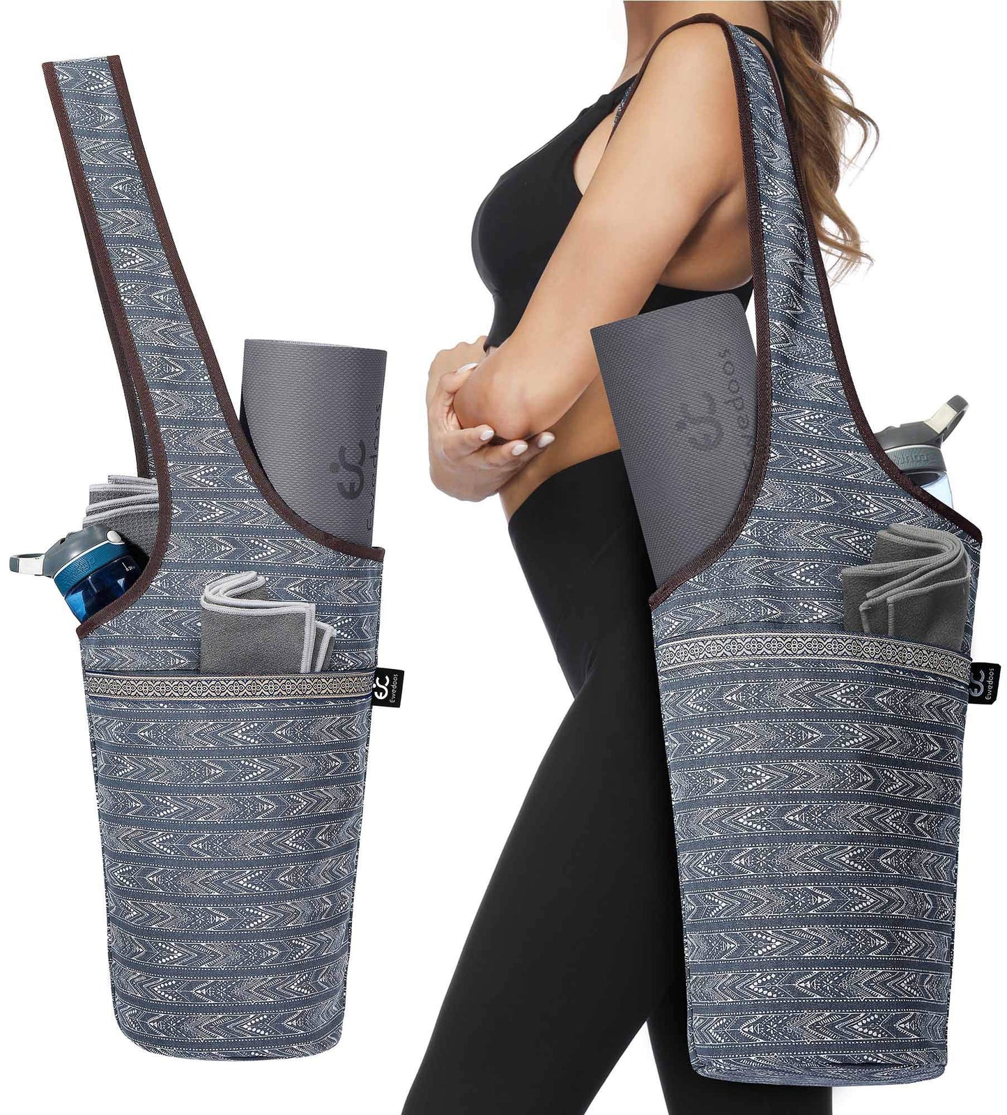 Ewedoos Yoga Mat Bag with Pocket