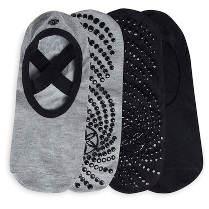 Gaiam Grippy Studio Yoga Socks for Better Grip
