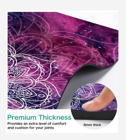Non-Slip TPE Yoga & Exercise Mat with Strap