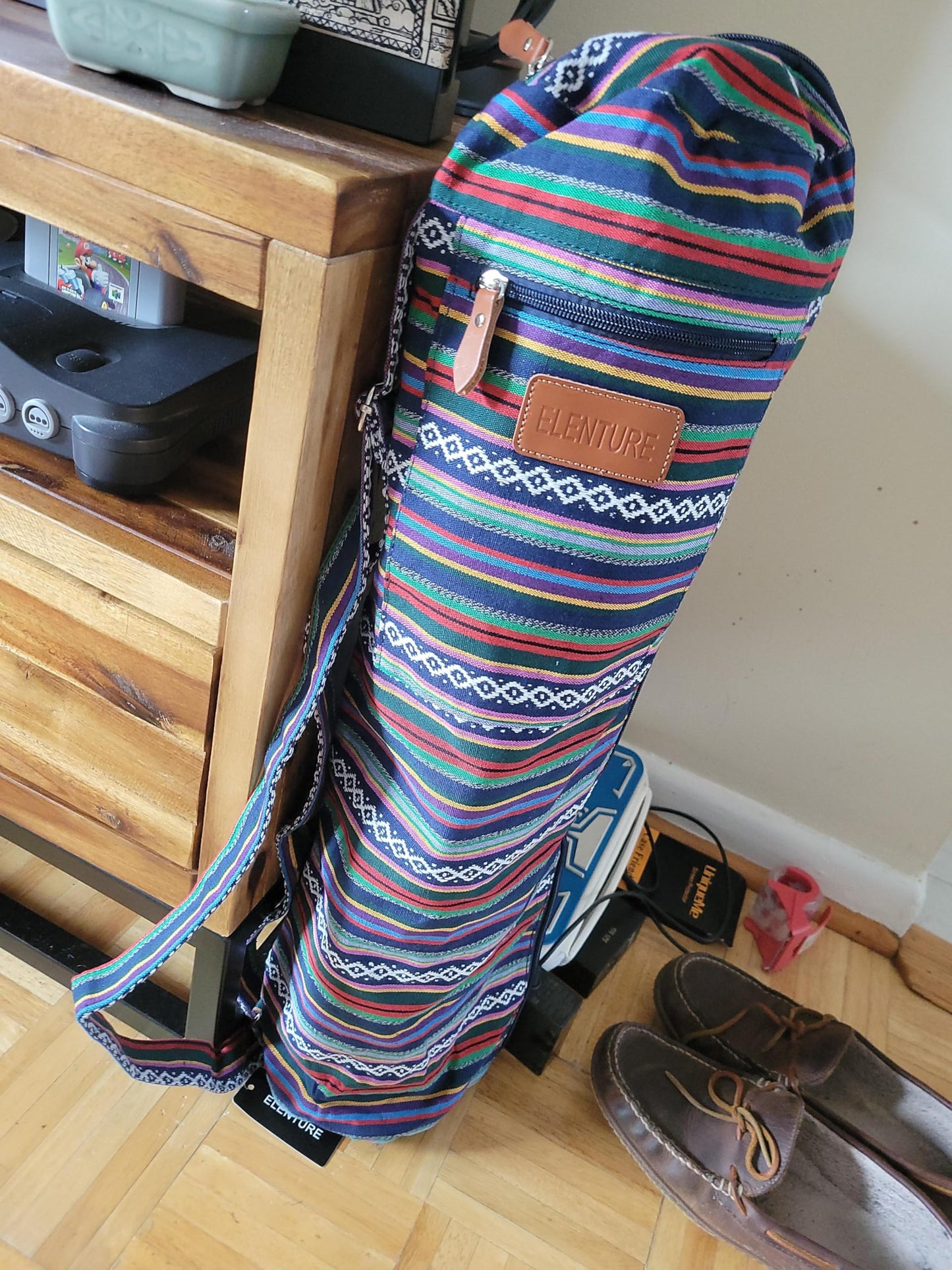 Yoga Mat Carrier Bag with Strap & Pockets