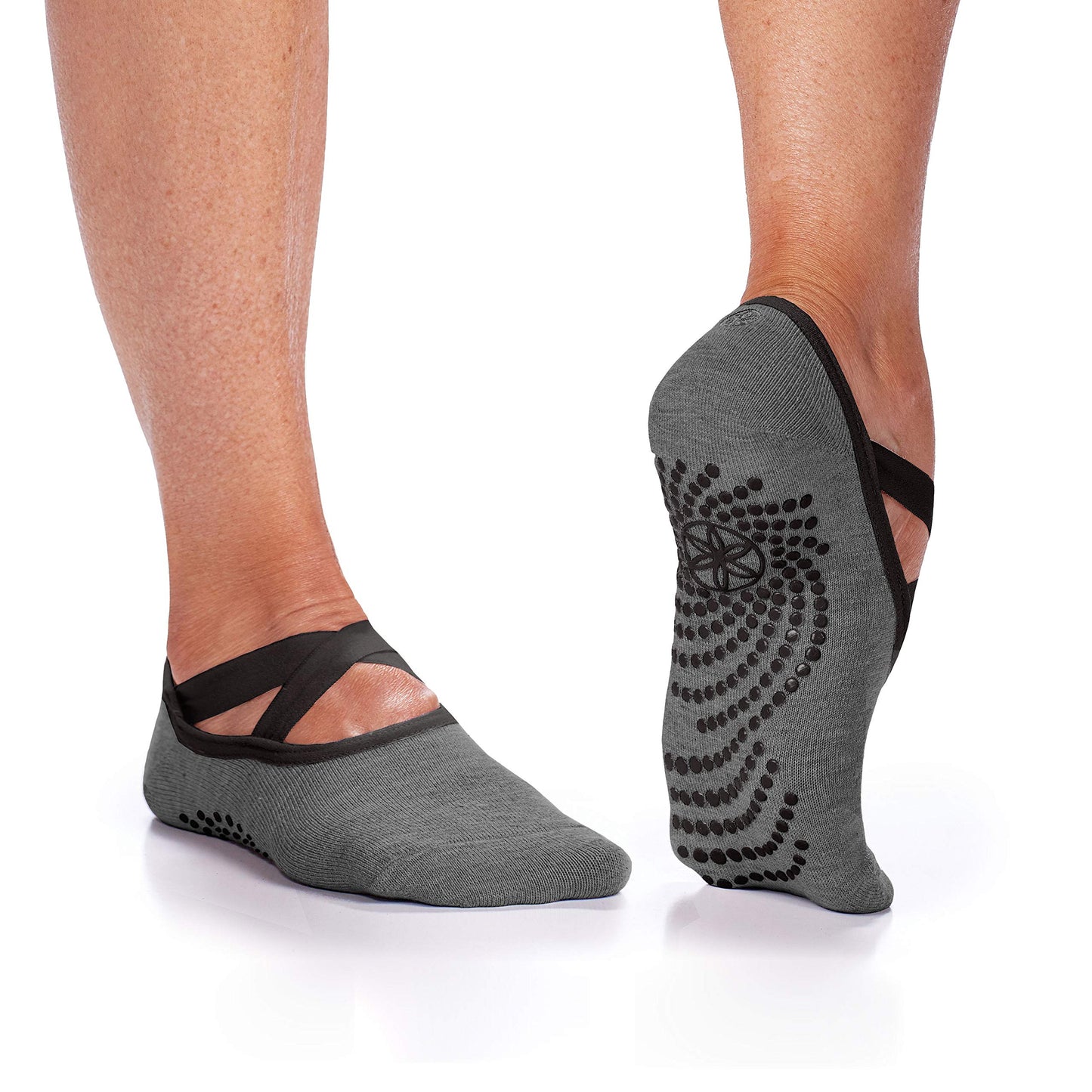Gaiam Grippy Studio Yoga Socks for Better Grip